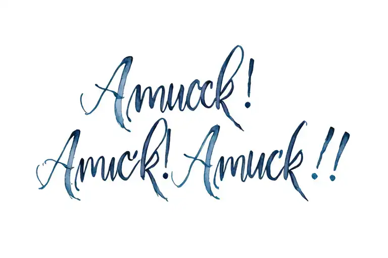 "Amuck! Amuck! Amuck!" Hocus Pocus Sanderson Sisters Hair Style tattoo design idea