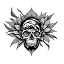 444 tattoo design idea