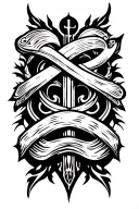 far cry 3 with bible elements intertwined tattoo design idea