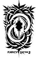 far cry 3 with bible elements intertwined tattoo design idea