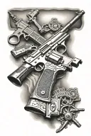 2nd amendment tattoo design idea