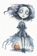 Tim Burton characters tattoo design idea