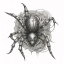 Arachne tattoo design idea