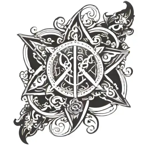 Tyler with adoption symbol integrated tattoo design idea