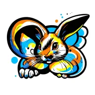 Bad Bunny tattoo design idea