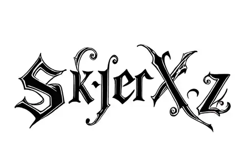 "Skylerxz" tattoo design idea