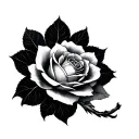 Negative Space tattoo design idea