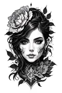 Karm sukoon tattoo design idea