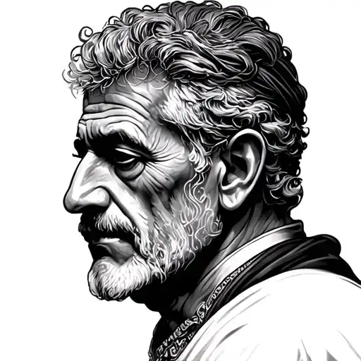 Saint Anthony bourdain inspired #tattoo tattoo design idea