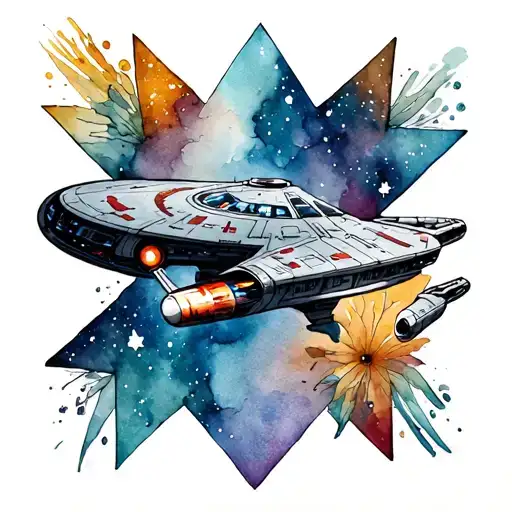 star trek memorial tattoo for dad tattoo design idea