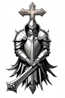 Armor of God Christian tattoo design idea