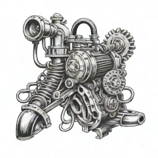 Pumps tattoo design idea