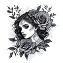 Dark Romance tattoo design idea