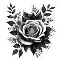 Dark Romance tattoo design idea