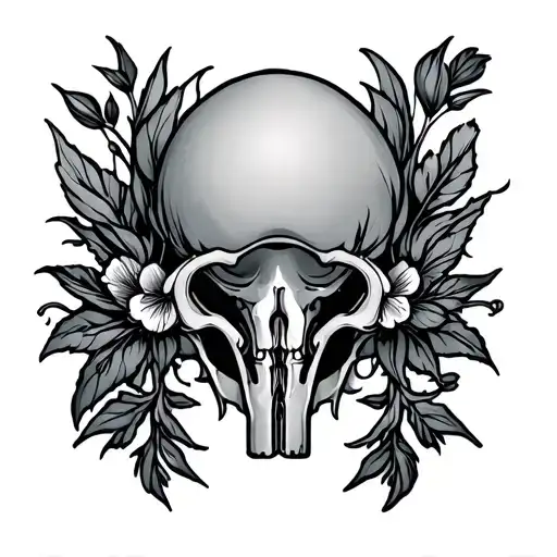 Pubic tattoo design idea