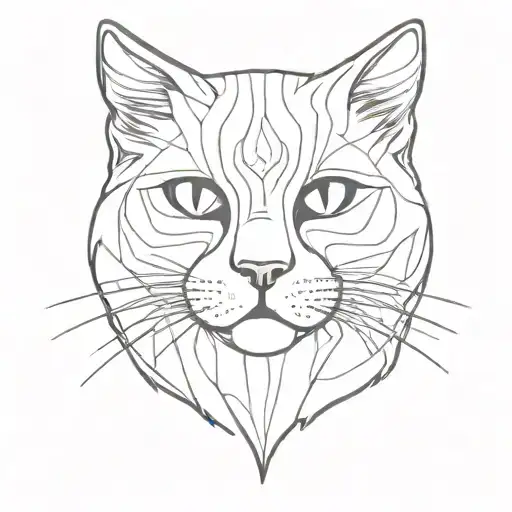 meow tattoo design idea