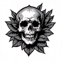 tramp stamp tattoo design idea