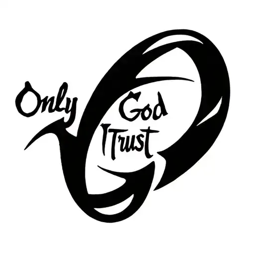 "Only God I Trust" 01/23/1980 tattoo design idea