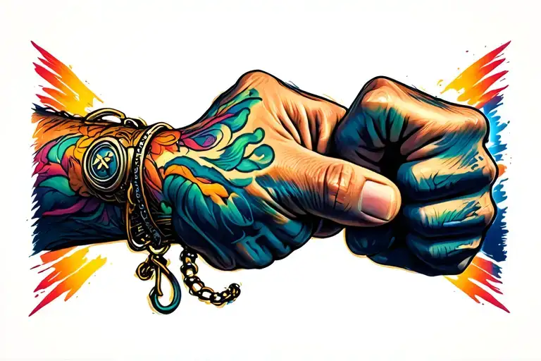 Gay Fisting tattoo design idea