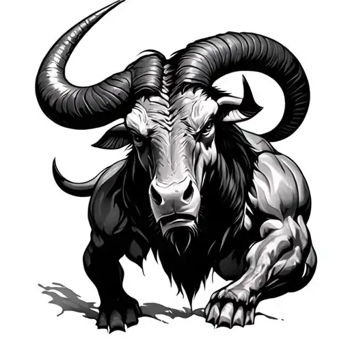 Minotaur tattoo design idea