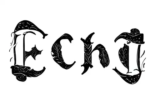 "Echo" tattoo design idea