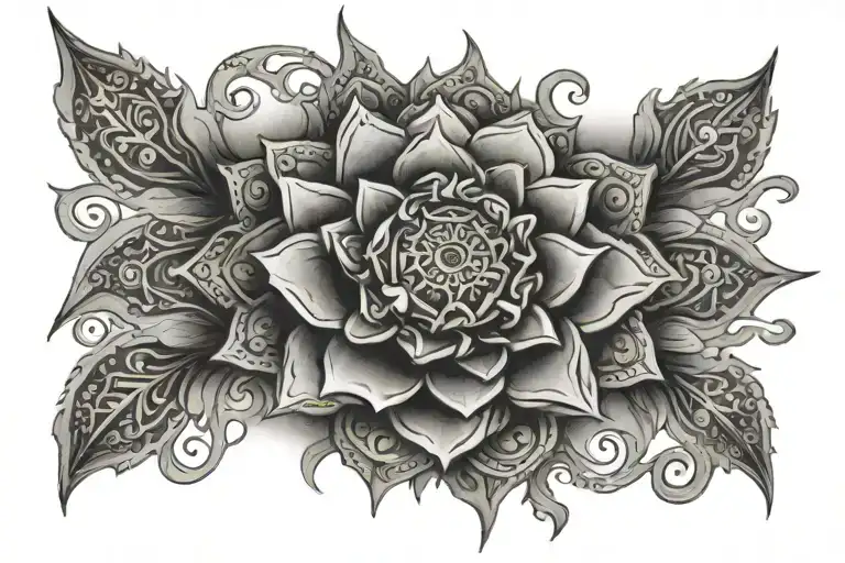 sudarshan chakra tattoo design idea