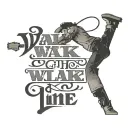 the words "walk the line" running vertical, with a black line running through the middle of text. with country music  tattoo design idea