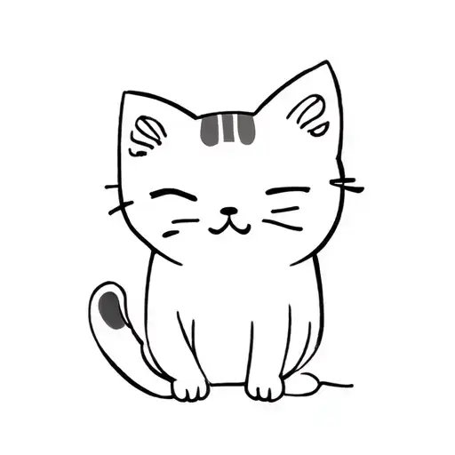 maniki neko tattoo design idea