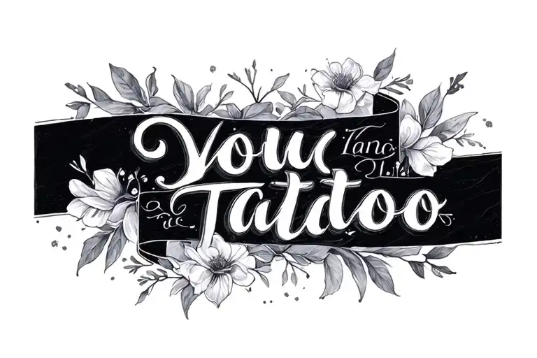 Adele lyrics tattoo design idea