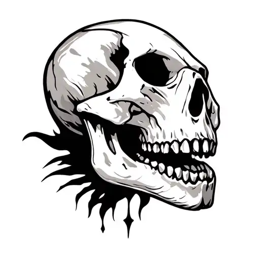 animal skull sleeve tattoo tattoo design idea