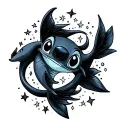 Pisces lilo& stitch stars tattoo design idea