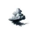 Filler Clouds and Smoke tattoo design idea