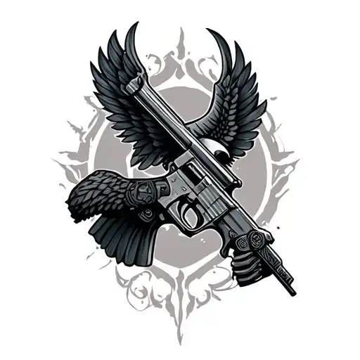 arma 47 tattoo design idea
