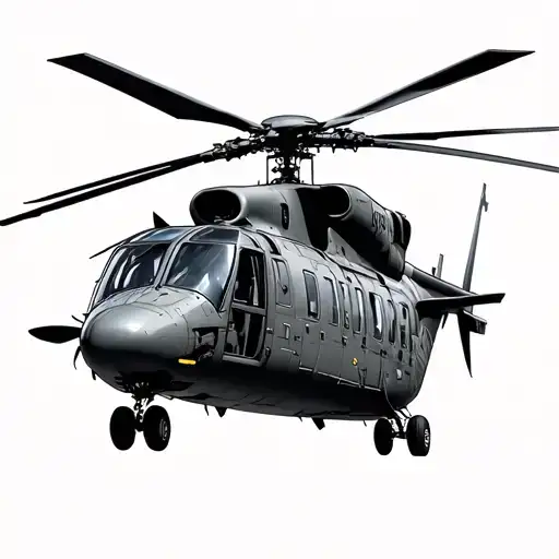 Blackhawk Helicopter tattoo design idea