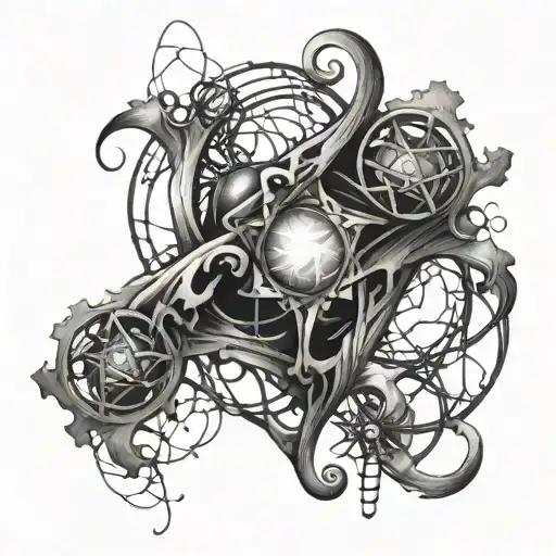 Quantum Entanglement tattoo design idea