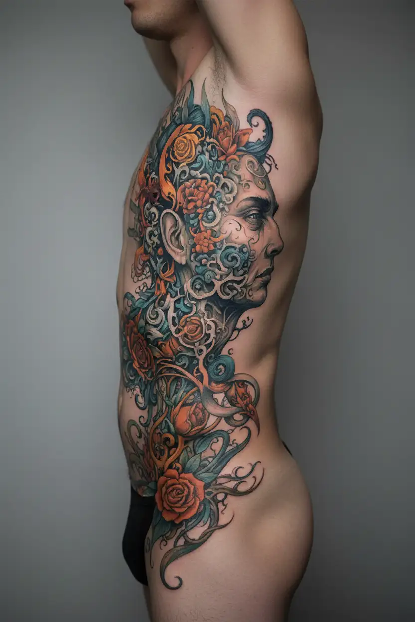 borderline personality disorder, depression, anxiety, PTSD tattoo design idea