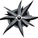 Shuriken tattoo design idea