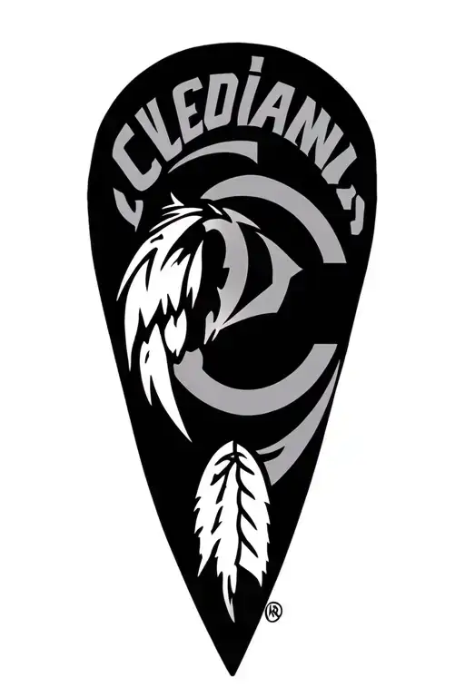 Cleveland Indians, Cleveland cavaliers c logo, Washington redskins, unc leg sleeve  tattoo design idea