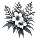 Fireweed tattoo design idea