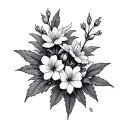 Fireweed tattoo design idea