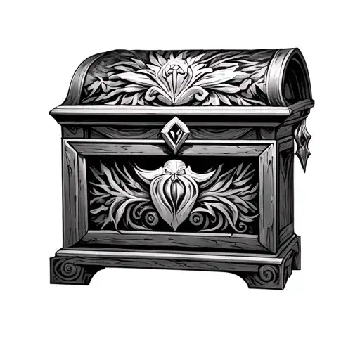 Religious Chest tattoo design idea