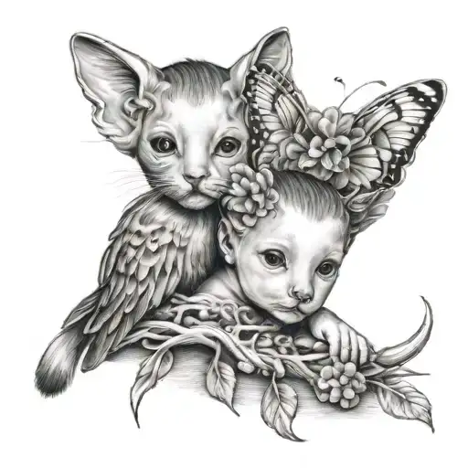 Marika, twins, Genoa tattoo design idea