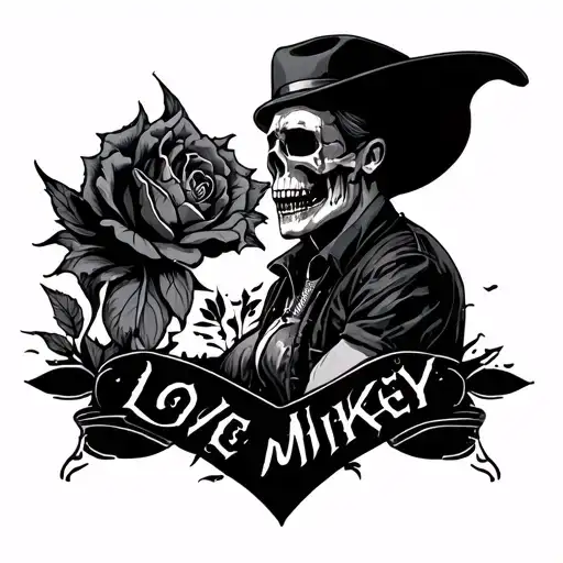 long live mikey tattoo design idea