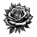 hand writing memorable tattoo design idea