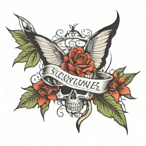 losing someone to drugs used tattoo design idea