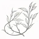 River Bean sprout + tattoo design idea