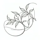 River Bean sprout + tattoo design idea