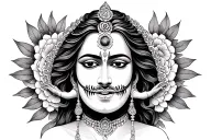 ॐ We offer our respectful obeisances to the Supreme Personality of Godhead, who is fragrant and enhances our auspiciousness. Free me from the bondage of death like Urvashi. tattoo design idea