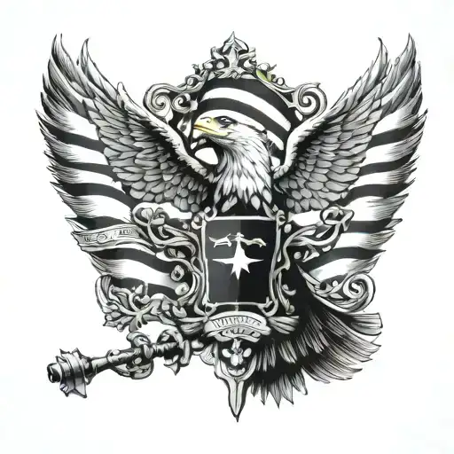 I the Individual like in constitution style tattoo design idea