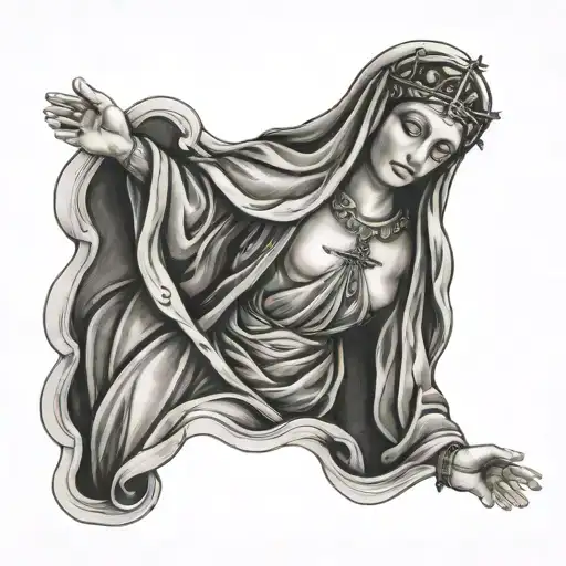 Hail Mary tattoo design idea